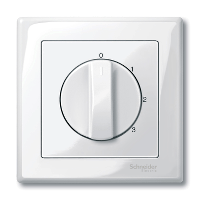 Schneider Electric. ЦЕНТР.ПЛАТА ТЕРМОРЕГ-РА, ПОЛЯРНО-БЕЛЫЙ - Merten System M - MTN567219