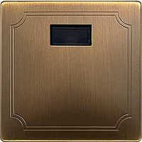 Schneider Electric. НАКЛАДКА ЭЛЕКТР. НАЖИМ. С TELE, АНТИЧ.ЛАТ. - Merten Antique/Artec - MTN570943