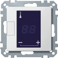 Schneider Electric. ЦЕНТ.ПЛАТА ТЕРМОСТАТА З СЕН.ДИСП ПОЛ-БІЛ - Merten System M - MTN5775-0319