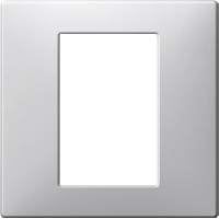 Schneider Electric. Cen.pl. f. univers. temperature ctrl unit insrt w. touch display, alum.,Sys.Des. - Merten Antique/Artec - MTN5775-4060