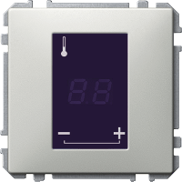 Schneider Electric. Cen.pl.f. univers. temperature ctrl unit insrt w. touch display,varn.ss.Sys.Des. - Merten Antique/Artec - MTN5775-4146