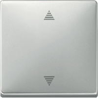 Schneider Electric. НАКЛАДКА ЭЛЕКТР.НАЖИМ. Д/ЖАЛЮЗИ, СТАЛЬ - Merten Antique/Artec - MTN584246
