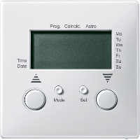 Schneider Electric. ТАЙМЕР УПРАВ. ЖАЛЮЗИ НЕД., ПОДКЛ. ДАТЧИКА, НАКЛАДНОЙ МОДУЛЬ, SYSTEM DESIGN, ЦВЕТ - Merten Antique/Artec - MTN585119