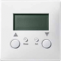 Schneider Electric. ТАЙМЕР УПРАВ. ЖАЛЮЗИ СУТ., НАКЛАДНОЙ МОДУЛЬ, SYSTEM DESIGN, ЦВЕТ ПОЛЯРНО-БЕЛЫЙ - Merten Antique/Artec - MTN585919