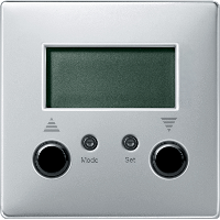 Schneider Electric. ТАЙМЕР УПРАВ. ЖАЛЮЗИ СУТ., НАКЛАДНОЙ МОДУЛЬ, SYSTEM DESIGN, ЦВЕТ АЛЮМИНИЙ - Merten Antique/Artec - MTN585960