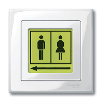 Schneider Electric. КОМП.ПЛЕНОК Д/МЕХ.СВЕТОД.СИГН.ЛАМПЫ Ч/Б - Merten System M - MTN587095