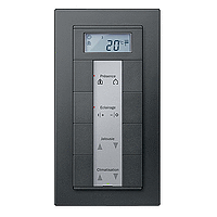 Schneider Electric. Рамка M-PLAN RCU101 антрац. мат - Merten System M - MTN587314