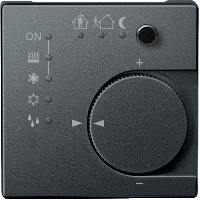 Schneider Electric. SM, МУЛ-Й 4 КН ВЫКЛ С ТЕРМ., АНТРАЦИТ - Merten System M - MTN616814