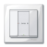 Schneider Electric. SM,1 КН. ВЫКЛ PLUS, ПОЛ.БЕЛ.БЛ - Merten System M - MTN617119