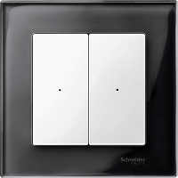 Schneider Electric. SM, КЛАВИША ДЛЯ МОДУЛЯ 2 КН. ВЫК, П.БЕЛ - Merten System M - MTN619219