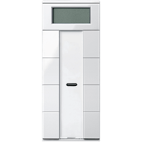 Schneider Electric. 4-КНОПОЧН ВЫК-ЛЬ PLUS С ТЕРМОРЕГУЛЯТ SYM - Merten System M - MTN6214-0319