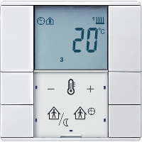 Schneider Electric. ТЕРМОРЕГУЛЯТОР С ДИСПЛЕЕМ - Merten Antique/Artec - MTN6241-4019