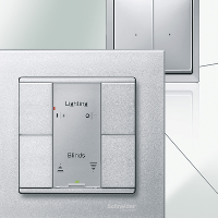Schneider Electric. SM,2 КН. ВЫКЛ PLUS, АЛЮМ - Merten System M - MTN627660
