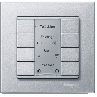 Schneider Electric. SM,4 КН. ВЫКЛ PLUS, АЛЮМ - Merten System M - MTN627860