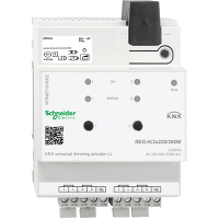 Schneider Electric. УНИВЕРСАЛЬНЫЙ ДИММЕР LED REG/2x230/300Вт - KNX - MTN6710-0002