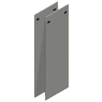Schneider Electric. 2 Бок.панели для SFHD 2000x400 mm - Spacial SFHD - NSY2SPIHD204