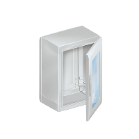Schneider Electric. Floor standing encl. polyester vers.PLA compl.sealed  750x750x620 IP65 glazed - Thalassa PLA - NSYPLA776TG