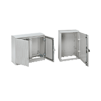 Schneider Electric. PLD - Floor standing encl.polyester w/plinth open bottom 850x785x320 IP43 DIN1 - Thalassa PLD - NSYPLD881G