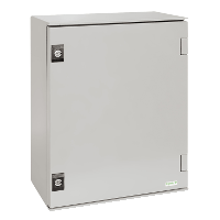 Schneider Electric. wall-mounting encl. polyester monobloc IP66 H308xW255xD160mm+metal mount.plate - Thalassa PLM - NSYPLM3025PG