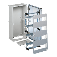 Schneider Electric. PLSbox,transp cover, 54x27x18cm with modular distribution chassis 48mod(18mm) - Thalassa PLS - NSYPLS5427DLS48G