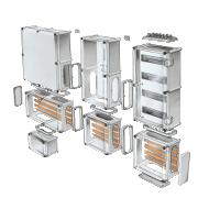 Schneider Electric. PLS box, polyester rear, polyester cover IP65 18x27x18cm - Thalassa PLS - NSYPLSP1827G