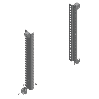 Schneider Electric. укороч. 19" фикс. стойки 4U - Spacial SF - NSYRCKP4