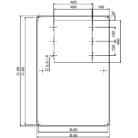 Schneider Electric. верхняя панель для шкафов CaSys 800x800 - Spacial SF - NSYSRSYS88