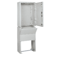 Schneider Electric. Polyester plinth for DIN floor-standing enclos. W1115 mm - IP43 - grey RAL 7035 - Thalassa PLD - NSYZD1232G