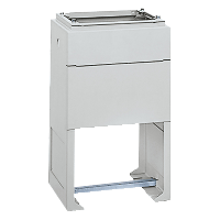 Schneider Electric. 900mm polyester plinth - partly burried - for vers.PLAZ or PLAZT W1250xD320mm - Thalassa PLA - NSYZHPLA123G