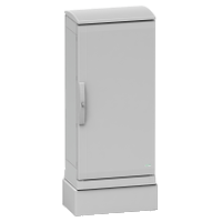 Schneider Electric. Polyester glassreinf. plinth for encl PLAZ(T)103 front opening IP44-IK10 RAL7035 - Thalassa PLA - NSYZZ2103G