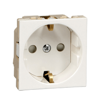 Schneider Electric. РОЗЕТКА В45 СУ С ЗК ДЛЯ КАБ.КАН.БЕЛ. RAL9010 - W45 - RN16-113-BE
