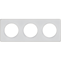 Schneider Electric. Touch - рамка - 3 поста H/V71 - белый & прозрачный белый - Odace - S52P806R