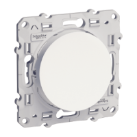 Schneider Electric. Выключатель - 2-канальный - 10 AX - белый - Odace - S52R203