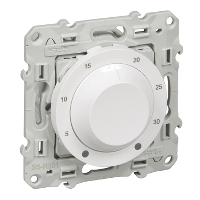 Schneider Electric. Комнатный термостат - отопл./охлажд. - 8A - белый - Odace - S52R501