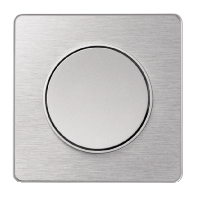 Schneider Electric. Touch - рамка - 1 пост - алюминий & матов. металлич.алюминий - Odace - S53P802J