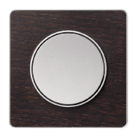 Schneider Electric. Touch - рамка - 1 пост - алюминий & венге - Odace - S53P802P