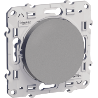 Schneider Electric. Кнопка - 10 A - алюминий - Odace - S53R206