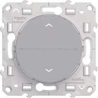 Schneider Electric. Переключатель - 2-канальный - 6 A - алюминий - Odace - S53R207