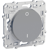 Schneider Electric. Выключатель - 2-полюсн. 1-канальн. - 16 A - алюминий - Odace - S53R262