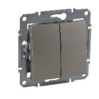Schneider Electric. Выкл. 2кл. cx.5, титан - Sedna - SDN0300168