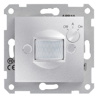 Schneider Electric. Датч.движ.с выдер.время и освещ., алюм. - Sedna - SDN2000260