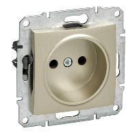 Schneider Electric. Розетка без з/к без шт. титан - Sedna - SDN2900168