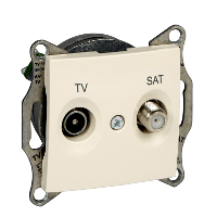 Schneider Electric. TV/SAT розетка оконечная, беж. - Sedna - SDN3401647