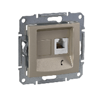 Schneider Electric. Телеф. розетка, титан - Sedna - SDN4101168