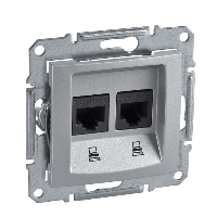 Schneider Electric. Комп роз.двой кат 5е экр.STP,приж.заж.ал - Sedna - SDN4600160