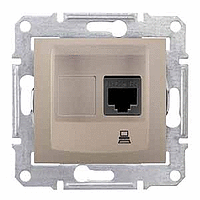 Schneider Electric. Компьют. розетка, титан - Sedna - SDN4700168