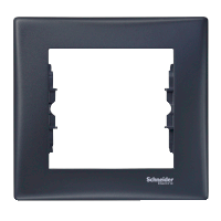 Schneider Electric. Рамка одиночная, графит - Sedna - SDN5800170