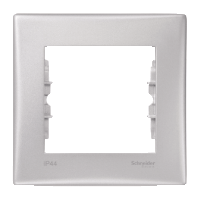 Schneider Electric. рамка 1 место IP44 алюм. - Sedna - SDN5810160