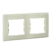 Schneider Electric. рамка 2 места гориз IP44 беж - Sedna - SDN5810347
