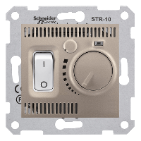 Schneider Electric. Термостат комн., титан - Sedna - SDN6000168